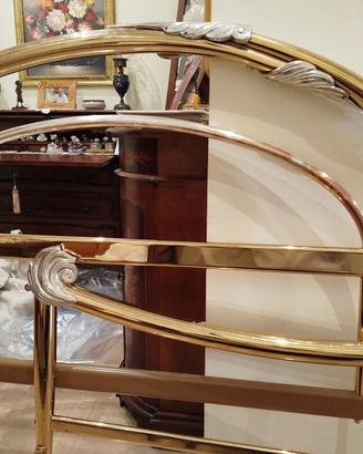 LETTO MATRIMONIALE IN OTTONE