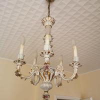 n° 1 Lampadario in ceramica  n° 2 Abat jour 