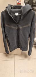 felpa nike tech nera  uomo tg S con cappuccio 