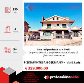 Casa su 4 livelli,indipendente in centro