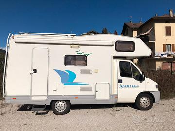 Camper mansardato Fiat Elnagh Marlin 5.91 metri