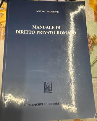 Manuale di diritto privato romano