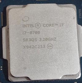 Cpu processore i7-8700