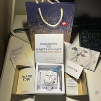 omega swatch mission to earthphase mooshine gold