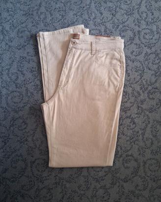 pantaloni donna beige