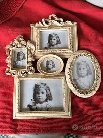 Cornice Portafoto Shabby Chic/Barocco Avorio