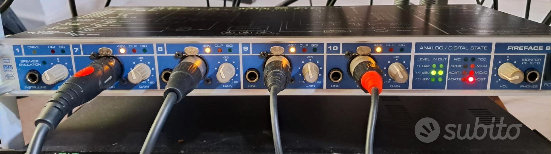 RME Fireface 800 + 2 pre + compressor + scheda fir - Strumenti Musicali ...