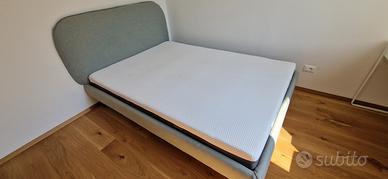 Letto 1 piazza e mezza 140x200 + materasso + rete