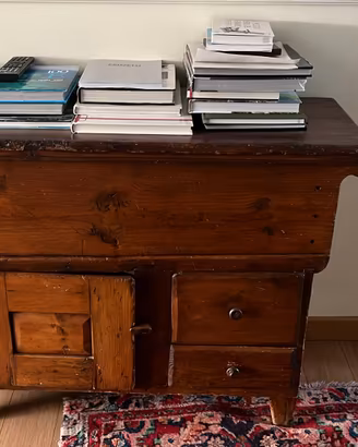 Madia Antica in Legno Massello 98x77cm