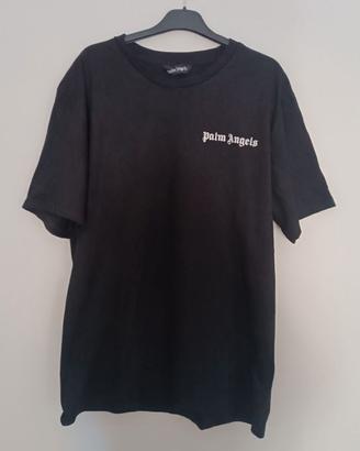 T-shirt uomo nera Palm Angels