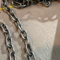 Catena zincata da 8 mm lunga 12,5 metri