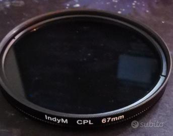 Coppia Filtri Fotografici 67mm (CPL + 1A)