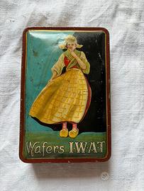 Scatola di latta Wafers Iwat