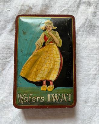 Scatola di latta Wafers Iwat