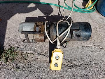 Montacarichi o argano elettrico 