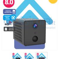 Micro telecamera spia 4G/LTE con SIM a batteria