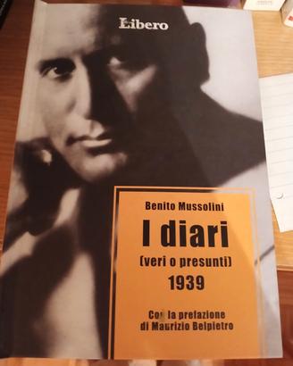 Libro "i diari" Benito Mussolini