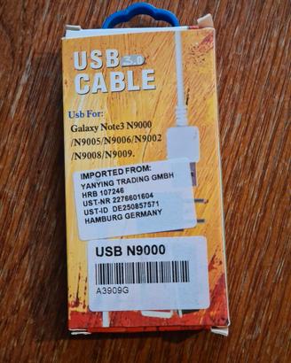 Cavo USB N9000 per vari smartphone GALAXY