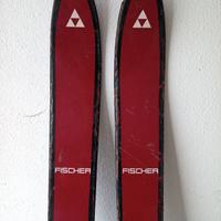 Sci fischer Legno Anni 50 con attacchi KANDAHAR