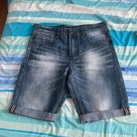 Pantaloncini in jeans blu