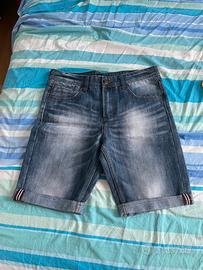 Pantaloncini in jeans blu