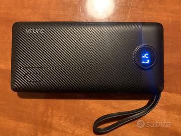 Power Bank Vrurc 10000mAh 4 Cavi Integrati