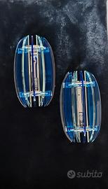 Coppia lampade da parete Veca vintage anni 70