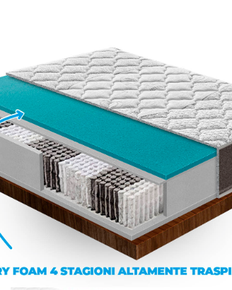 Materasso MEMORY Hcm30 con 800 Molle insacchettate