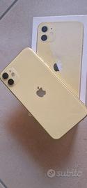 Iphone 11,128gb 4gb ram, giallo (limone).