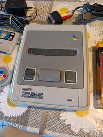 Console Super Nintendo SNES 1chip + 2 giochi