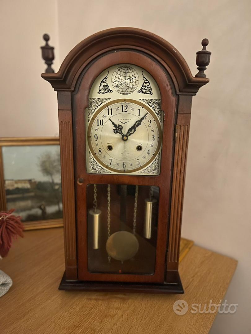 Orologio Parete Pendolo Melux Orologi A Pendolo Walt Prezzi Orologio A  Pendolo In Noce Con Melodie Hermle Modello: 01093-0311, image size:810x1080