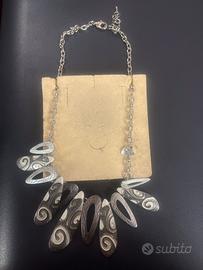 Colana e orechini per donna