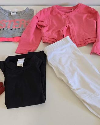 Lotto stock abbigliamento bambina taglia 5/6 anni