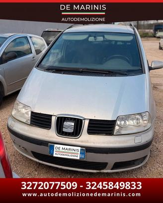 RICAMBI SEAT ALHAMBRA 1.9 TD AUY 85KW. ANNO 2002