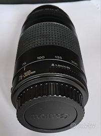 Obbiettivo Canon EF 75-300mm f/4-5.6 III usato