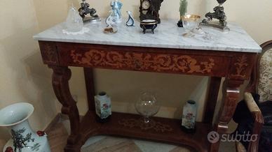 ingresso piano in marmo venato bianco 