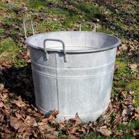 Tinozza Zinco Vintage 65x50cm - Fioriera Rustica