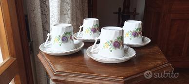 Set 4 Tazzine da caffè o té