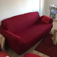 Copri divano bordeaux