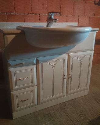 Lavandino Dolomite con mobiletto