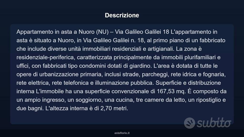 Appartamento – Nuoro - Vista 3