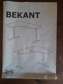 Scrivania ikea angolare