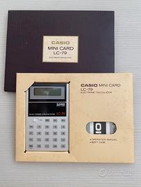 Calcolatrice tascabile Casio del 1977