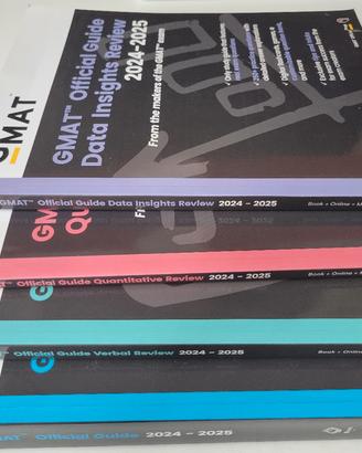 GMAT Official Guide 2024-2025 - 4 Libri