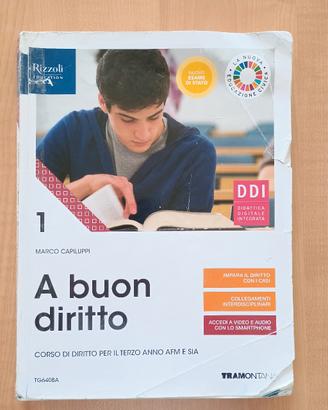 Libro A buon diritto 1 (ISBN: 9788823365599)