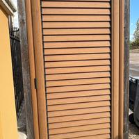 Persiana in alluminio legno chiaro