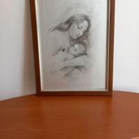 Quadro serigrafato di maternità