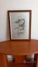 Quadro serigrafato di maternità