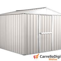 Box porta attrezzi in lamiera 276x260 bianco