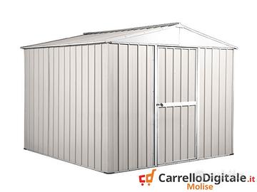 Box porta attrezzi in lamiera 276x260 bianco